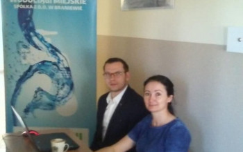 Stoisko Spółki podczas Dni otwarte ZSZ kwiecień 2019 r