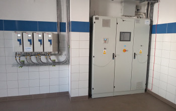 PRZEPOMPOWNI WODY PITNEJ PRZY ULICY SZKOLNEJ W BRANIEWIE 2021. Infrastruktura.