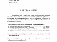 Zdjęcie decyzji Nr283/11 Ministra Rolnictwa i Rozwoju Wsi pozwalającej na wprowadzenie do obrotu nawozu organicznego pn. 